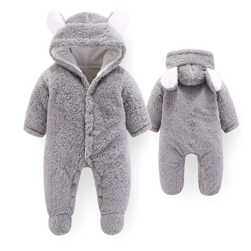 Baby Winter Jumpsuit Cotton Romper